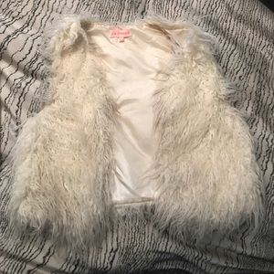 White Fur Vest